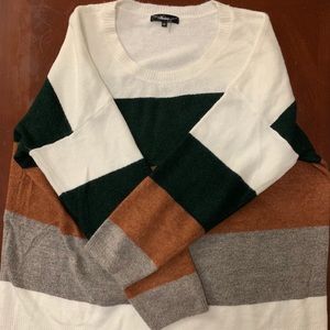 Color block sweater